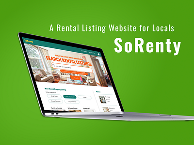 A Rental Listing Website for Locals app branding design ui ux