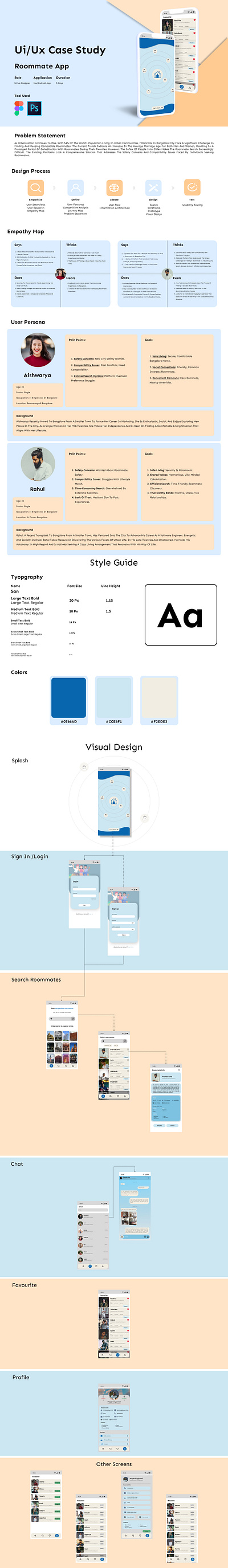 Roommate app design illustration ui ux web design xd