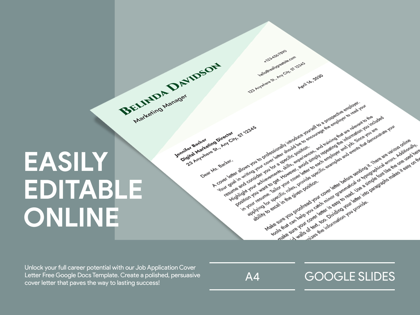 Job Application Cover Letter Free Google Docs Template by Gdoc on Dribbble Job Application Cover Letter Free Google Docs Template by Gdoc on Dribbble