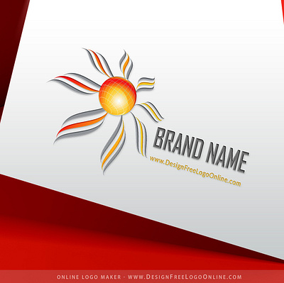 Sun And Globe Logo Design globe logo logo maker sun logo travel agency