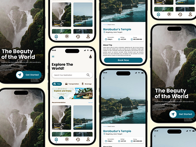 Traveli graphic design ui