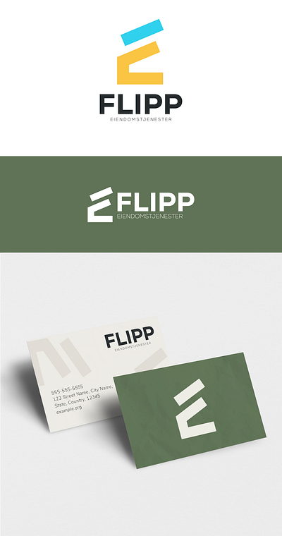 BRANDING LOGO FOR FLIPP animation branding card bussnes graphic design logo minimalist logo