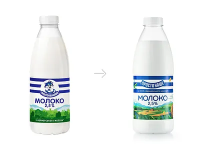 From «Prostokvashino» to «Prosto Nashe» milk packaging ukraine
