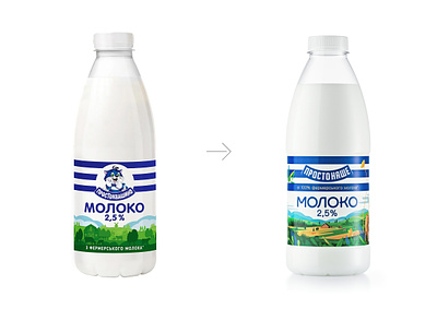 From «Prostokvashino» to «Prosto Nashe» milk packaging ukraine