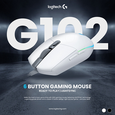 Logitech Gaming Mouse Ads Design branding graphic design