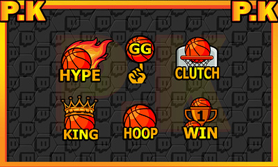 Basketball twitch emotes animation emotes badge basketball basketball badge basketball emotes basketball text emotes emotes gaming logo