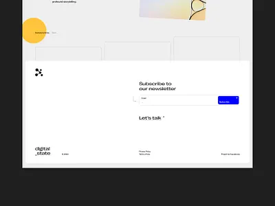 Design Issue 006b design footer minimal newsletter web design