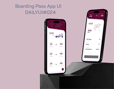 Modal For Boarding Pass App UI- DailyUI Day024 app design dailyui dailyui024 dailyui024boardingpass dailyuichallenge design figma product design uiux user interface