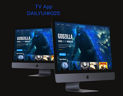 Modal For TV App UI- DailyUI Day025 dailyui dailyui025 dailyui025tvapp dailyuichallenge figma landing page product design uiux user interface