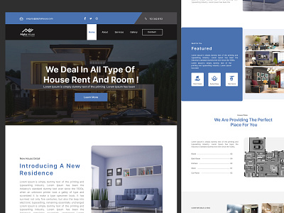 Awesome Real Estate Website Design company website design figma uiux figma website landing page design ui web web design website website design