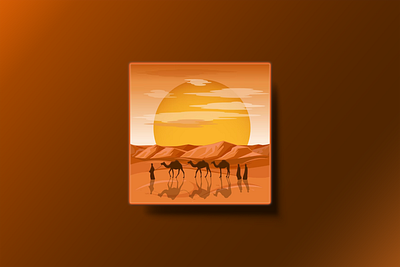 Desert Illustration illustration modern professional