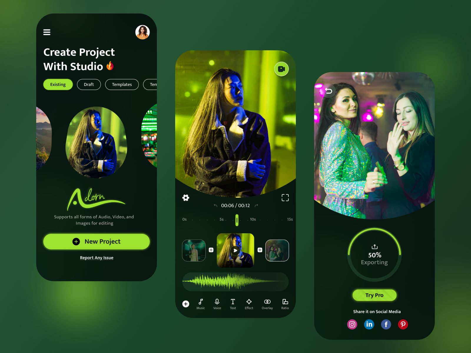 Best Video Editing App UI Design by Excellent Webworld on Dribbble