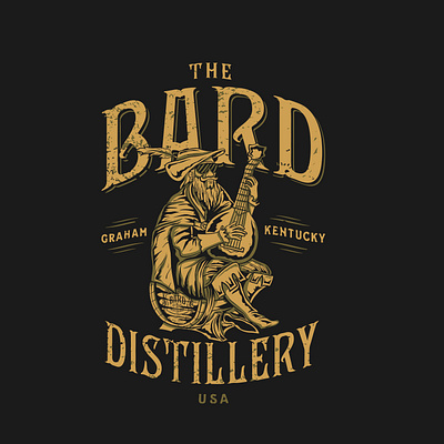 The Bard Distillery project in 2023 branding design graphic design illustration illustrator vector
