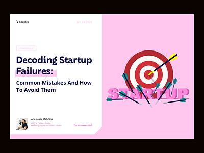 Decoding Startup Failures app article avoid blog business design flat guide interface mistakes money startup ui uiux ux