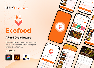 ECO Food Ordering Apps Case Study food app case study mobile app design ui ux