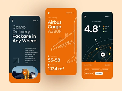 Cargo Delivery Mobile App cargo delivery mobile app delivery app logistic mobile app mobile interface product design shipment service app shipping app ui design ui ux