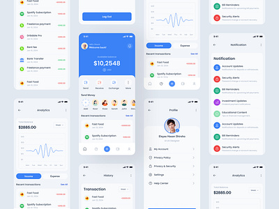 Finance management mobile app design apps ui branding design designer figma design finance app finance apps design graphic design hero section illustration landing page logo money transfer apps ui ui design ui ux website