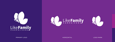 Like Family Caregivers Branding art direction brand brand design brand identity branding caregiver creative design graphic design graphics layout like family logo logo design vector