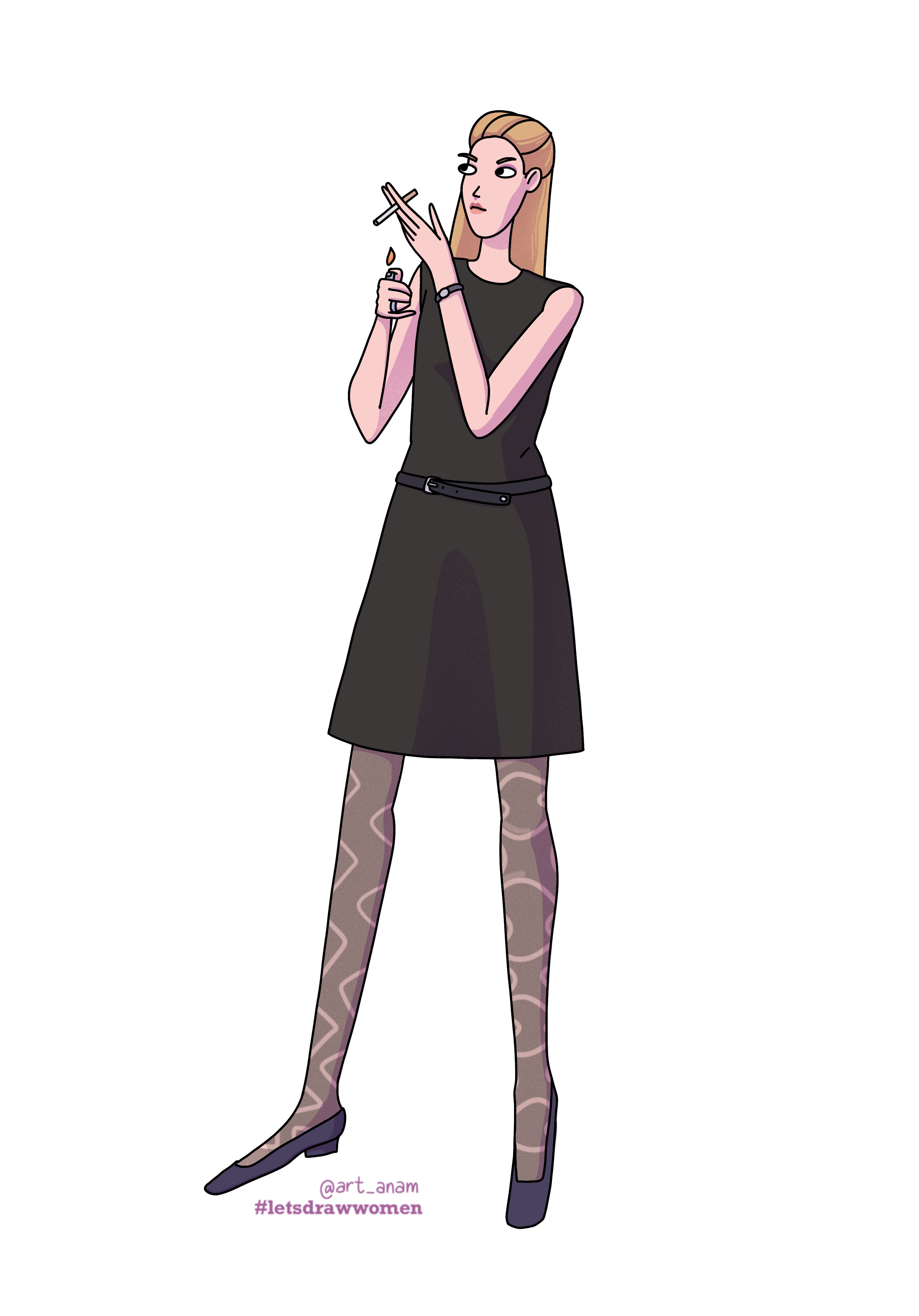 Katrin Denev illustration cartoon cartoon character cartoon design character design digital drawing digital illustration drawing editorial illustration girl hollywood illustration women