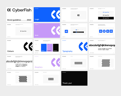 CyberFish - CVI branding colours cvi design graphic design graphics icon logo