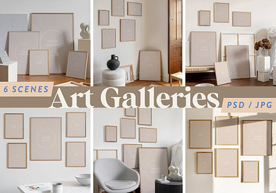 Art Galleries 1 Mockup Set art art galleries 1 mockup set art print artprint artwork collection frame interior marble minimal minimalism mockup picture scandinavian shadow sunlight sunshine wall wood