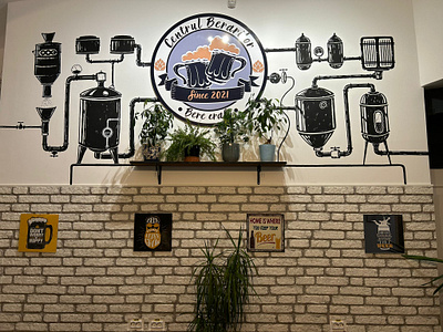 Craft Beer - Mural beer craftbeer design graphic design mural