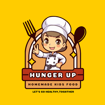 Food App Logo Design foodapp logo logodesign logoillustration onlineordering procreate