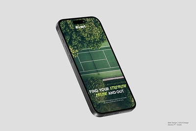 Evert. – Tennis Academy (Concept XX24) design figma ui ux web design