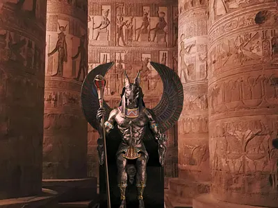 Protector Of Graves!!! Anubis 3d 3d character models 3d modeling 3d modeling company 3d modeling services