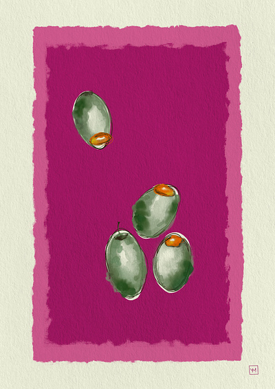 Olives art design illustration olives procreate