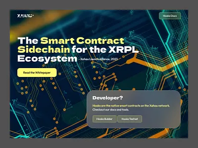 Smart Contract Landing Page landing web design