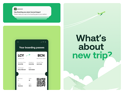 Travel App branding flight graphic design illustration logo plane ticket travel typography ui ux