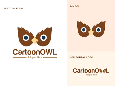 CartoonOwl Logo cartoon cartoon logo logo logo desing owl owl logos