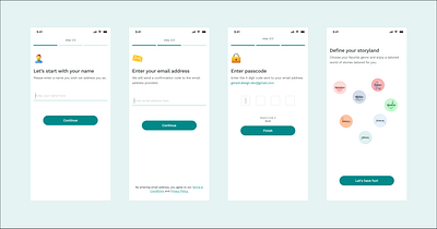 Simple authentication screen ill illustration mobile app product design ui