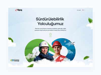 Tüpraş - Website Concept Design design typography ui ux webdesign