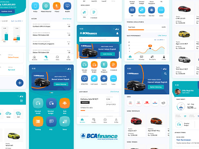 BCA Finance - Car Loan Mobile Application car loan car loan app mobile ui mobile user interface