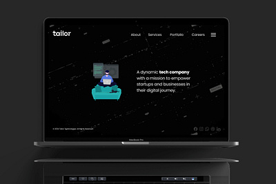 Tailor Technologies - Revamp (Web Development & UI/UX Design) ui ux web design web development