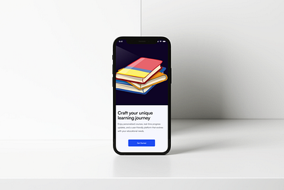mobile e-learning platform mobile app onboarding product design ui