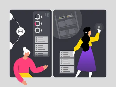 Working with data 2d animation branding dashboard design designinspiration dribbble flatillustration graphic design graphicdesign graphics illustration logo motion graphics ui userexperience userinterface vectors visualdesign visuals