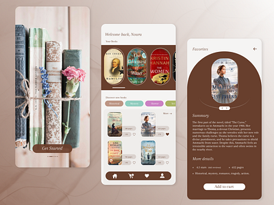 Books App app design art artistis books bookstore design gallery mobile mobile app design ui ux