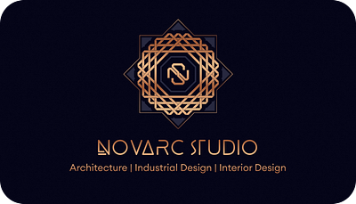 Novarc Studio - Logo & Branding architecture art black brand branding complex creative design gold icon identity illustration logo logo design logotype marketing product design studio vector