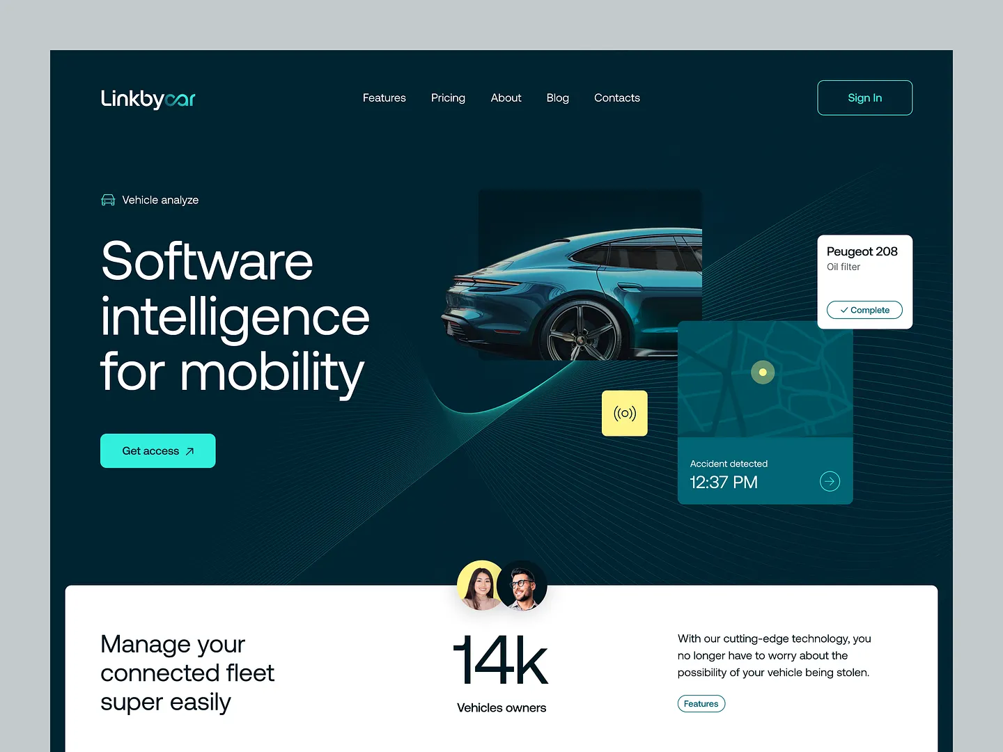 Innovative Automotive Website Design for Fleet Management