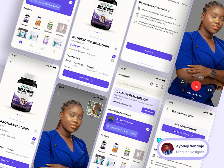 Phalife Pharmacy App by Ayodeji Sebanjo on Dribbble