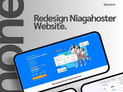 Redesign Niagahoster Website branding graphic design motion graphics ui uiux design web design website