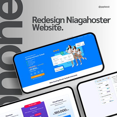 Redesign Niagahoster Website branding graphic design motion graphics ui uiux design web design website