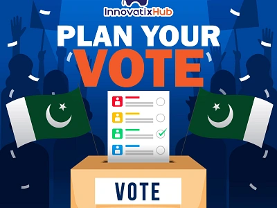 Plan Your Vote! by Innovatixhub! advertising advertisingagency banners brandidentity branding choosewisely digitalagency election election2k24 freelancers graphicdesigners illustrator innovatixhub logodesigners marketting photoshop planyourvote posters stationery voteday