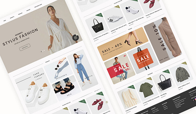 Fashion Campus - Online Thrift Shop e commerce fashion landing page thrift shop ui ui design ux web design website