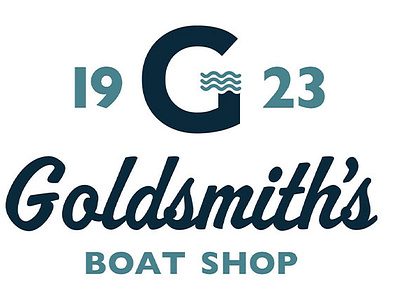 Goldsmith's Boat Shop branding graphic design logo