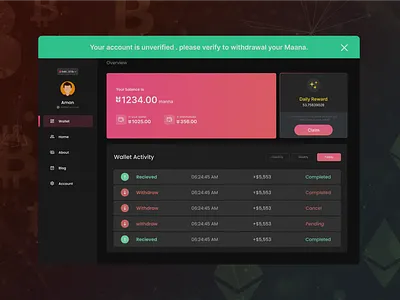BlockAI Blockchain Explorer for Crypto Copy Trading Dashboard blockchain explorer copy trading crypto dashboard crypto explorer cryptocurrency dashboard dashboard design financial hyip investment saas trading ui ui ux ux wallet dashboard web app web design web3