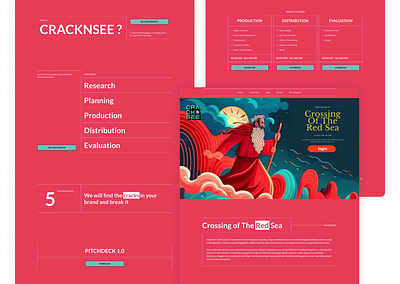 CRACKNSEE - Marketing Agency Landing Page Redesign agency landing page marketing redesign ui design uiux web design
